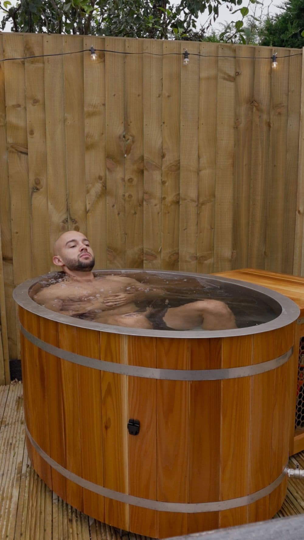 Odyssey cold plunge in use