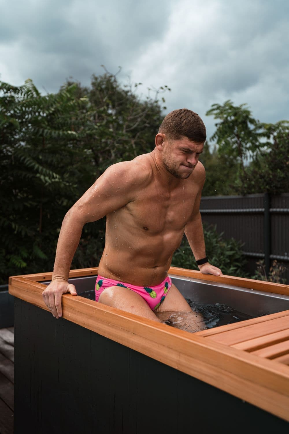 Odyssey cold plunge in use