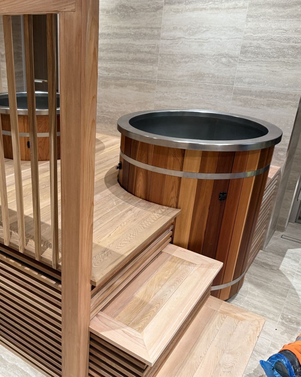 Odyssey cold plunge in use