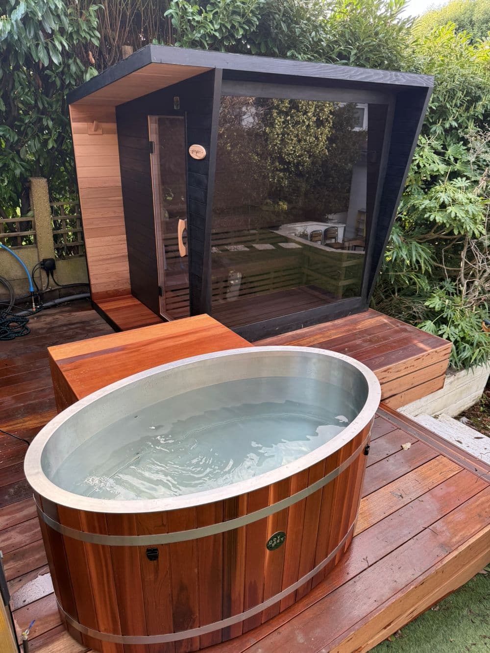 Odyssey cold plunge in use