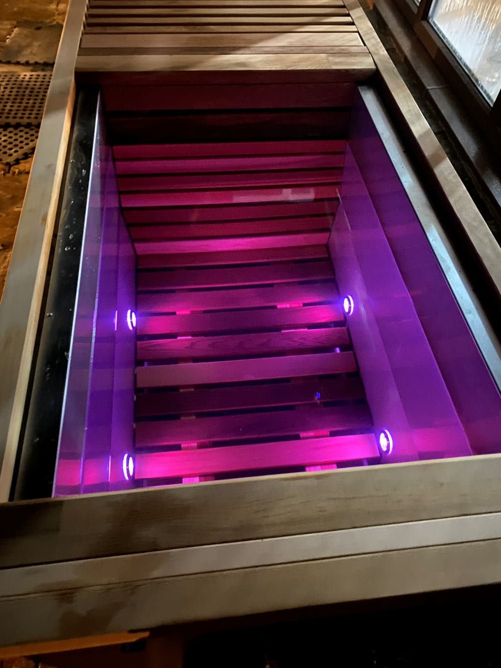 Odyssey cold plunge in use