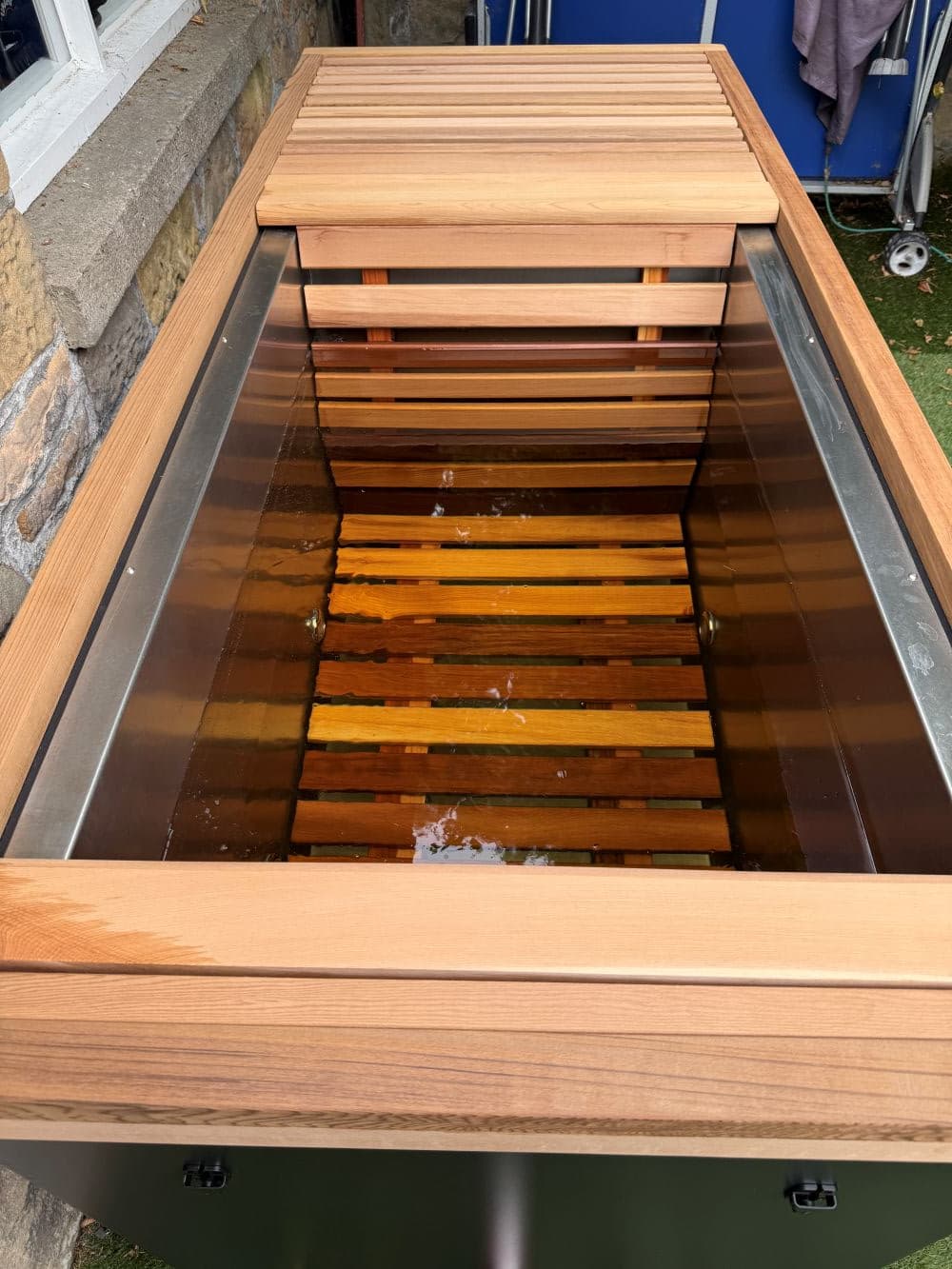 Odyssey cold plunge in use