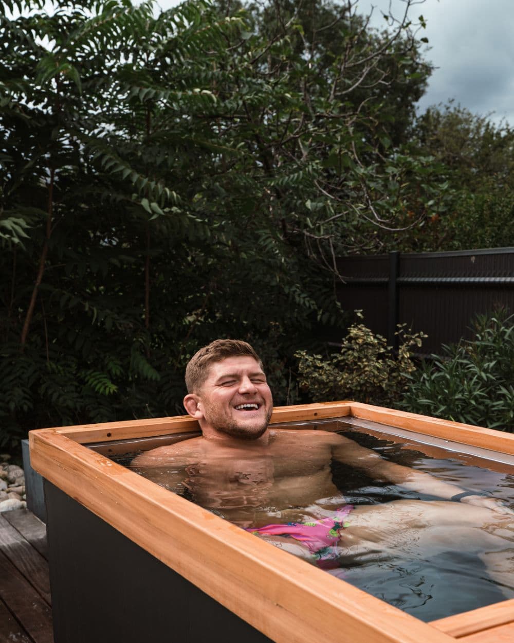 Odyssey cold plunge in use