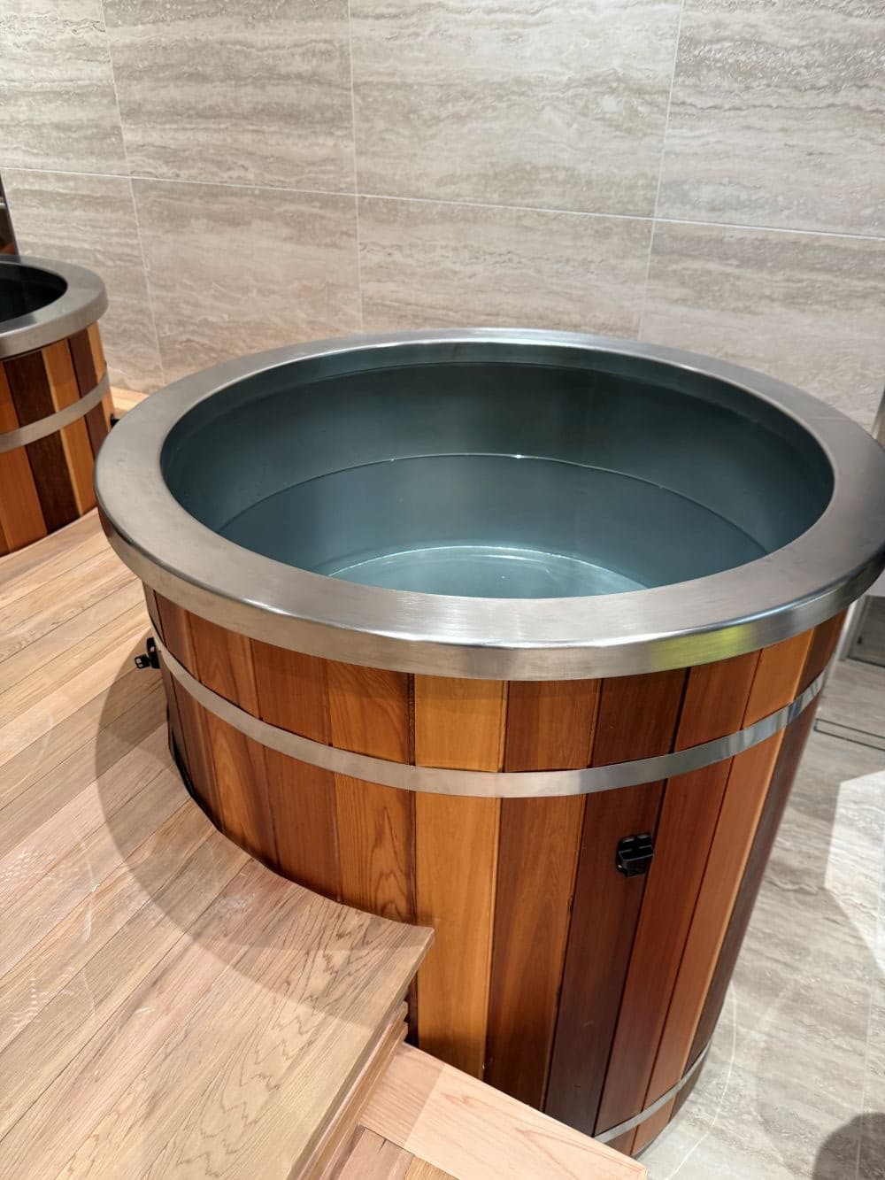 Odyssey cold plunge in use